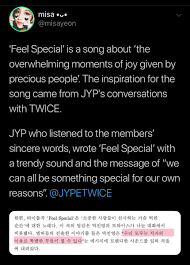It has become an increasingly common social media tool. Misa á´— On Twitter From Everything So Far It Seems Like Feel Special Was Written About Twice Or Was At Least Based On Twice S Own Feelings They Said There S A Message They Re