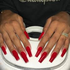 Double team + dynamicpunch amazing powerful & gorgeous strong red dragon claws by asg5353. Acrylic Nail Art Ideas Glitter Squareacrylicnails Red Acrylic Nails Long Square Acrylic Nails Long Red Nails