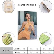 Amazon.com: Malu Trevejo - Póster sexy de cantante y celebridad (15)  pintura sobre lienzo, póster de arte de pared, impresión de imagen de  desplazamiento, decoración de paredes de sala de estar, pósteres