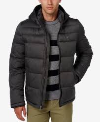 Compact Tommy Hilfiger Menu0027s Classic Hooded Puffer Jacket Mens Puffer Jacket Mens Jackets Winter Jackets