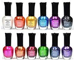 Amazon Com Kleancolor Nail Polish Awesome Metallic Full Size Lacquer Lot Of 12 Pc Set Body Care Beauty Care Bodycare Beauty Personal Care