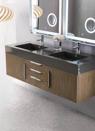 double bathroom vanity, latte oak(dark