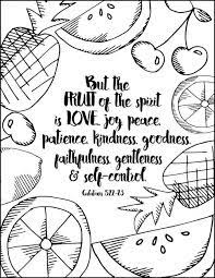 Fruit of the spirit coloring page kjv. Fruits Of The Spirits Coloring Pages Coloring Home