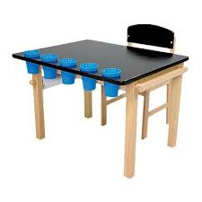 Kids Art Table Chair By Guidecraft Kids Art Desk Kids Craft Tables Kids Art Table Art Table