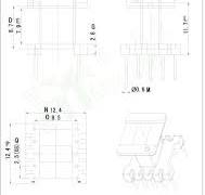Bobbins | EE13 Vertical Transformer Bobbin 5+5 Pins Dip Type ...