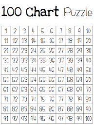 First Grader At Last 100 Chart Puzzles