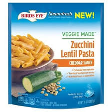 Birds Eye Veggie Mac And Cheese Birds Eye Frozen Zucchini Lentil Pasta With Cheddar Sauce 10oz Lentil Pasta Zucchini Pasta Made From Vegetables