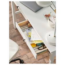 Die wohnwand ist eine praktische lösung für jeden raum, die aus 5 modulen in weiß, schwarz. Hemnes Schreibtisch Mit 2 Schubladen Weiss Gebeizt 120x47 Cm Ikea Deutschland