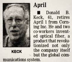 From Wikipedia, the free encyclopedia Donald B. Keck (born January 2, 1941)  is an American research physicist and engineer most