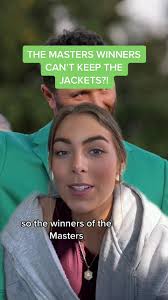 The Masters jackets are so iconic the winners don’t even get to keep them  #fyp #greenscreen #golftiktok #themasters #jonrahm #pgatour #masters  #themasters2023 #augustanational #mastersjacket ...