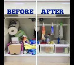 easiest under the sink organizer hack
