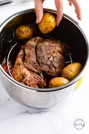 Learn how to make a roast in an instant pot. Instant Pot Pot Roast With Air Fryer Lid A Pinch Of Healthy