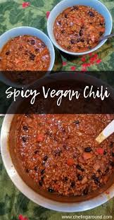 Spicy Vegan Chili Chefing Around Vegan Chili Recipe Vegan Chicken Soup Recipe Vegan Vegetable Soup Recipes