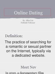 Online dating has not only disrupted more traditional ways of meeting romantic partners, its rise also comes at a time when norms and behaviors around there are substantial gender differences in the amount of attention online daters say they received on dating sites or apps. Online Dating Powerpoint Presentation Online Dating Service Interpersonal Relationships