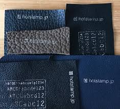 粗いシボ革と細かく硬めのシボ革に箔押し試してみました。 | hotstamp.jp（ホットスタンプ.JP）