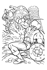 James Eatock Presents The He Man And She Ra Blog Coloring Book 9 Trap Jaw Coloring Pages Coloring Books Mandala Coloring Pages