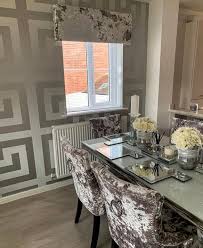 Versace Greek Key Silver Wallpaper 935235 Home Decor Hull Limited Home Decor Silver Wallpaper Decor