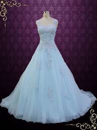 Blue Cinderella Style Ball Gown Wedding Dress Seattle Ball Gown Wedding Dress Ball Dresses Ball Gowns