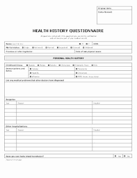 Medical Record Forms Template New Patient Health History Questionnaire 4 Pages In 2020 Health History Medical History Health History Form
