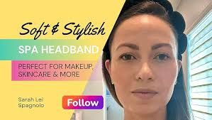 Amazon.com : Ayesha Spa Headband for Washing Face Sponge Makeup Headbands  Skincare Headband Soft Hair band to Facial Clean Headbands for Women Face  wash Skin care Make up Shower (White) : Beauty