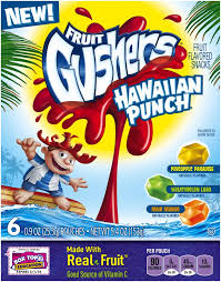 You could be the first! Betty Crocker Hawaiian Punch Gushers Shop Fruit Snacks At H E B