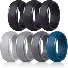 Amazon Com Dookeh Silicone Wedding Ring For Men Mens Silicone Wedding Band Breath In 2020 Mens Wedding Rings Silicone Wedding Ring Men Silicone Wedding Band Mens