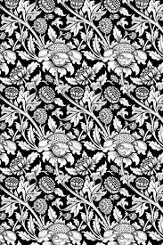 Download Premium Png Of Vintage Black And White Flower Pattern In 2020 Black And White Illustration White Flower Wallpaper Pattern Illustration