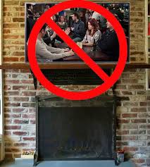 Don T Mount A Tv Above A Fireplace Cnet Tv Above Fireplace Fireplace Tv Wall Tv Mounted Above Fireplace