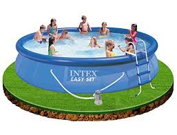 Intex Easy Set Up 15ft X 36in Pool With Filter Pump Ladder Ground Cloth And Cover Garden Tools Intex Garden Power Tools