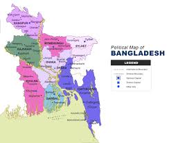 See bangladesh map stock video clips. Bangladesh Map Political The Maps Company