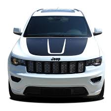 2011 2019 jeep grand cherokee trailhawk hood decal trail vinyl graphic stripes