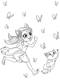 Najmłodszą księżniczką disney a jest śnieżka. Drawing 19 From Enchantimals Coloring Page