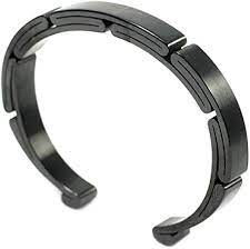 Amazon.com: Shuzi Vitality Men's Black Stainless Steel Sport Cuff Fashion  Bracelet : Clothing, Shoes & Jewelry