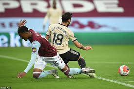 Aston villa vs manchester united. Aston Villa 0 3 Manchester United Bruno Fernandes Mason Greenwood And Paul Pogba On Target Daily Mail Online