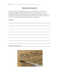 Page 4 Reconstruction Unit Lesson 1 13 14 15 Amendments Writing Prompt Scenario Template 15th Amendment Writing Prompts Teaching Tips