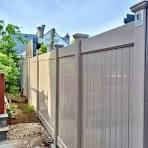 Embossed Wood Grain Vinyl Fences | Liberty Fence & Railing