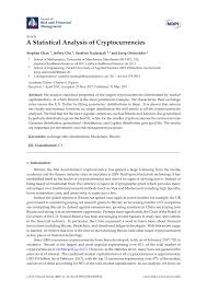 The market price of the cryptocurrency goes up as a result, and discipline and persistence of consistent mining will. Pdf A Statistical Analysis Of Cryptocurrencies