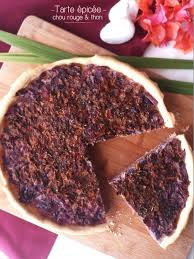 Tarte Epicee Au Chou Rouge Et Au Thon Alimentation Recette Chou Rouge Cuit Chou Rouge