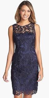 Adrianna Papell 041863800 Navy Blue Cocktail Dress Size 8 10 Nwt Retail 170 Lace Dress Evening Dresses Nordstrom Dresses