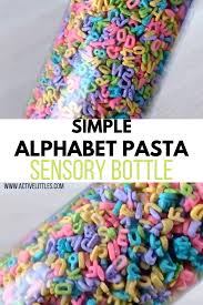 Find quality pasta, sauces, grain products to add to your shopping list or order online . Simple Alphabet Pasta Sensory Bottle Active Littles
