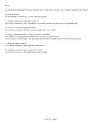 Exercise 2 Skeletal Muscle Physiology Activity 7 With Solutions Studocu