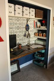 Maybe you would like to learn more about one of these? Closet Office Diy For Less Than 100 Home Office Closet Home Office Design Closet Office