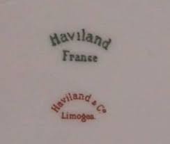 Check out our limoges china selection for the very best in unique or custom, handmade pieces from our kitchen & dining shops. Haviland And Co Logo On Schleiger 42e Click For Larger Haviland China Haviland Haviland China Limoges Patterns