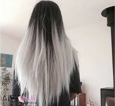 Black And White Hairstyles 2020 10 Best White Ombre Hairstyle Ideas For Hair Extensions Airyhair Com In 2020 White Ombre Hair Black Hair Ombre Hair Styles