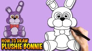 Draw the fun and easy way. How To Draw Plush Bonnie Fnaf Plushies Easy Step By Step Drawing Tutorial Youtube