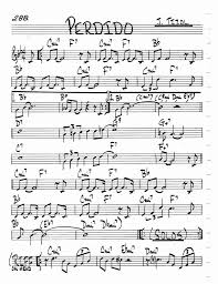 Jazz Standard Realbook Chart Perdido Jazz Standard Jazz Guitar Lessons Music Charts