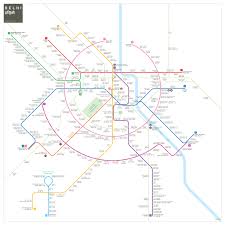 Map Pink Metro Line In Delhi The Ring One Is Now