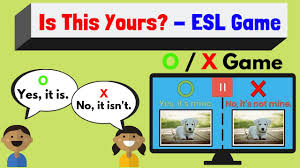 Fun games & exercises for beginners. Whose Is It O X Game Games4esl
