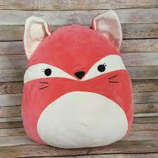 Squishmallow Fifi The Fox Pink 20 Plush Stuffed Animal Ultra Soft By Kellytoy Kellytoy Animal Pillows Stuffed Animal Patterns Giraffe Stuffed Animal