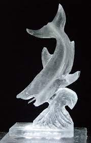 Full Ice Block Shark Ice Luge Icesculptures Animalice Ice Carving Ice Art Ice Sculptures